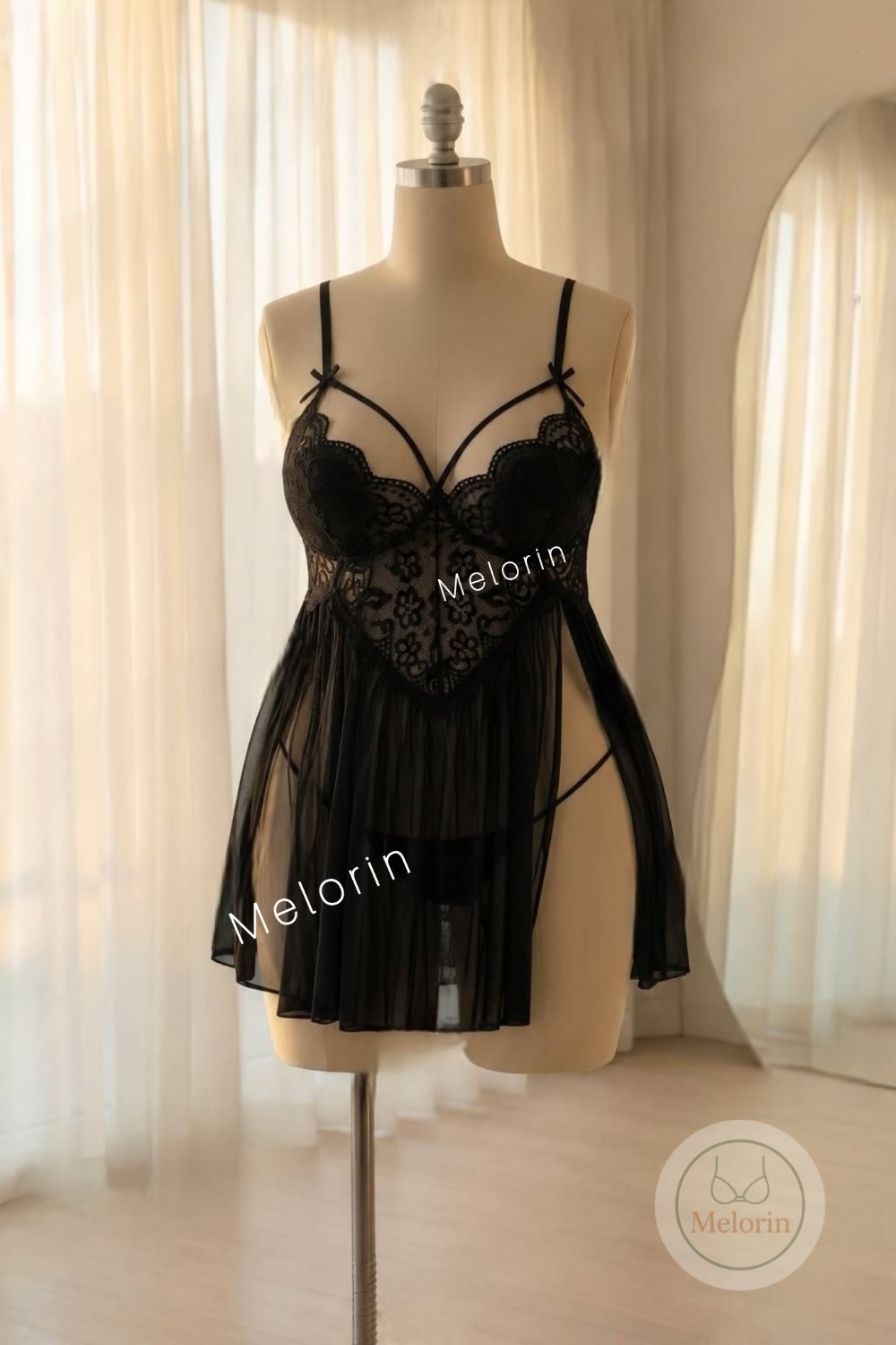 لباسخواب فانتزی سایز بزرگ بیگسایز کد 100347
