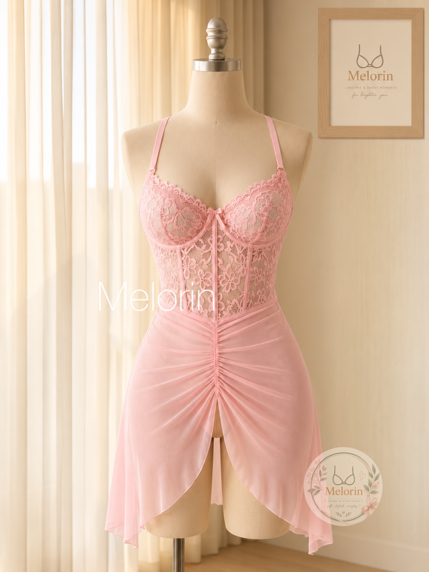 لباس خواب فنردار وارداتی کد 3236