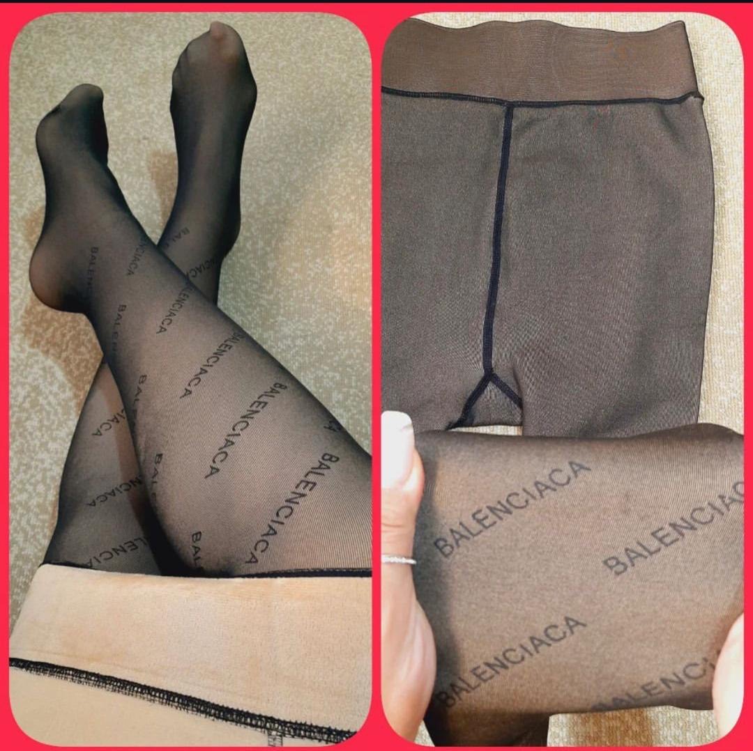 جوراب شلواری سه بعدی طرحدار داخل خز