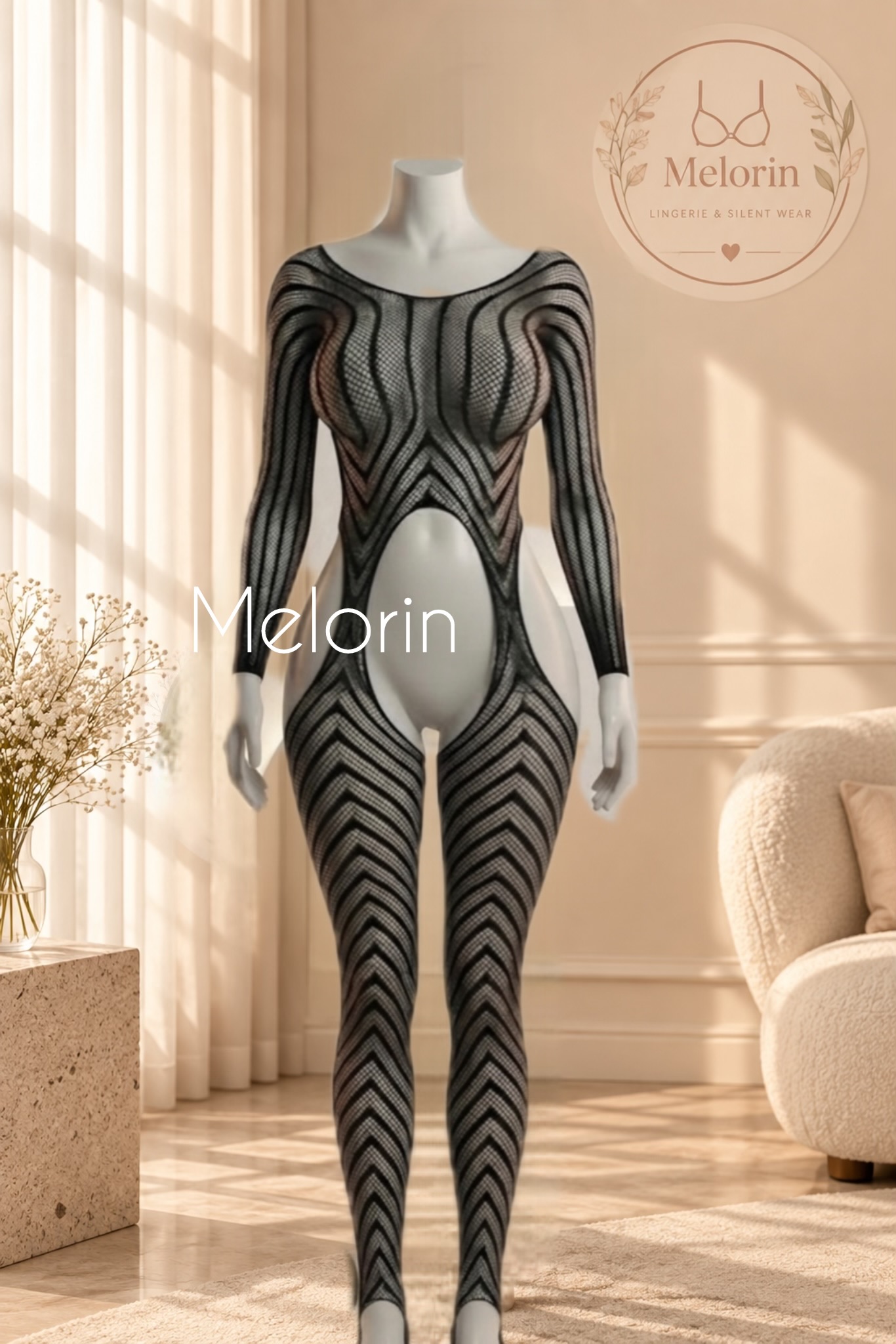 بادی فیشنت  زنانه فاق باز
